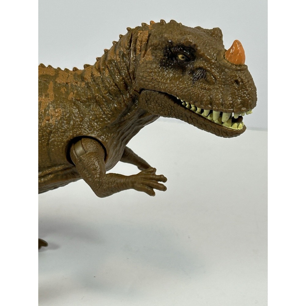 Mattel Jurassic World Roar Attack Ceratosaurus Dinosaur‎ Action Figure Brown